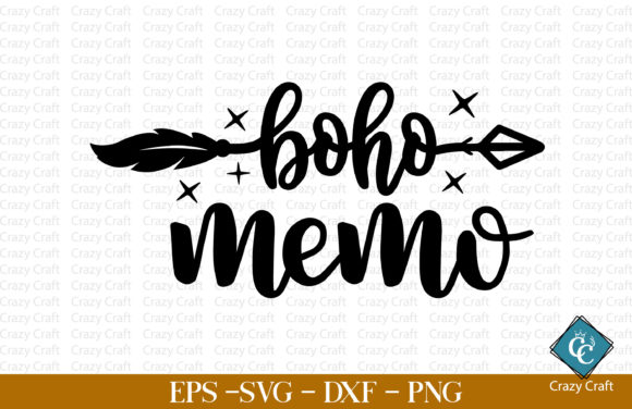 Boho Memo Graphics for Crafts