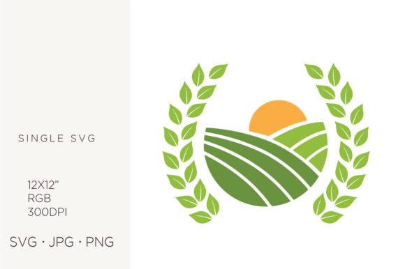 Countryside, Vineyard, Winery Logo Icon