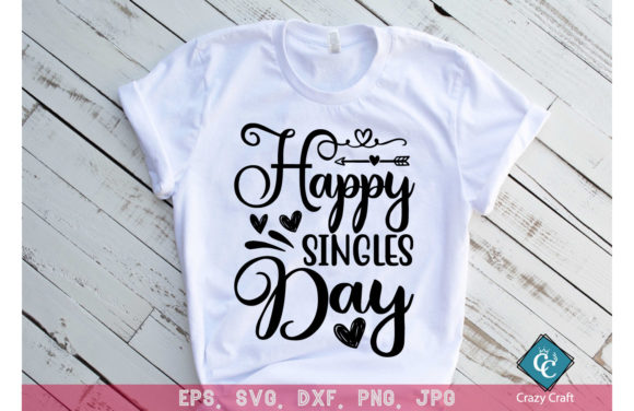 Happy Singles Day, Funny Valentine Design