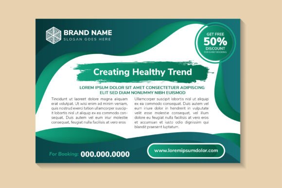 Healthy Trend Horizontal Flyer