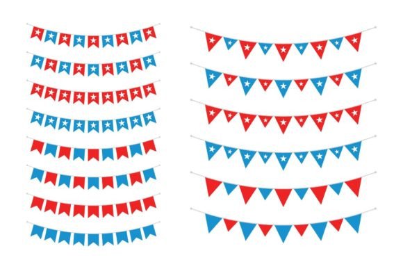 Independence Day Banner Set: Graphics & Decorative Elements