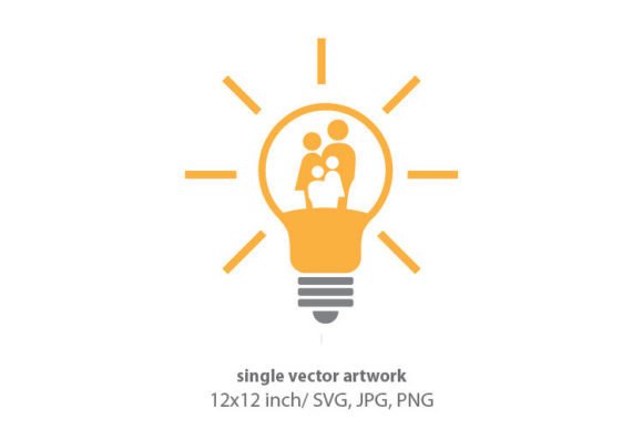 Light Bulb Family Graphics and Icons