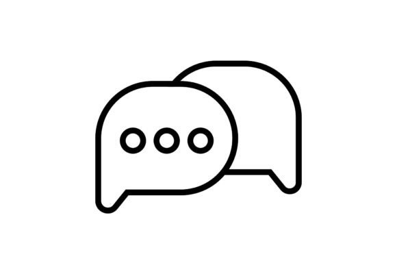 Speech Bubble Icon Chat Clipart Graphics and Icons