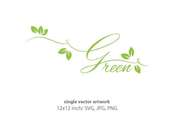 Spring Green Leaf, Logo Icon: Graphics and Icons for Branding