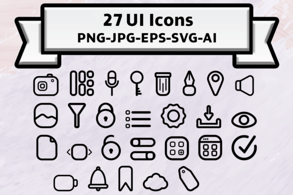 UI Hlyph Icon Bundle